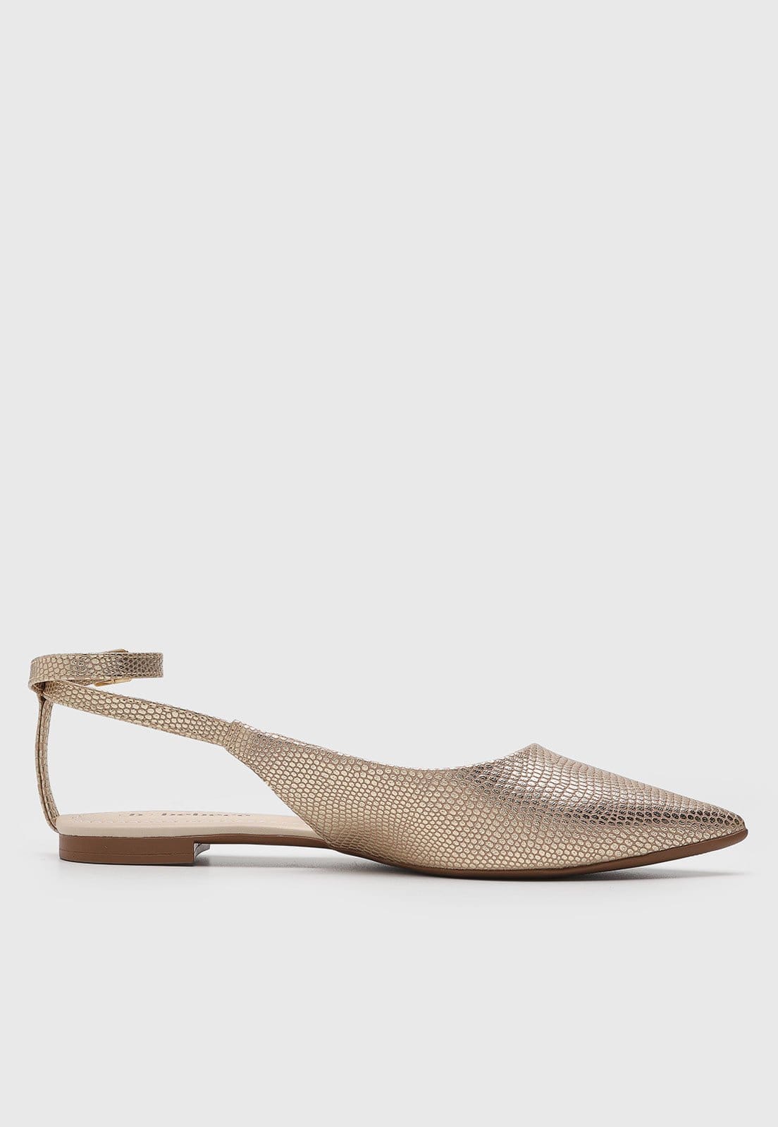 Vista 2 Sapatilha Feminina cê Dourada BEBECÊ dourado