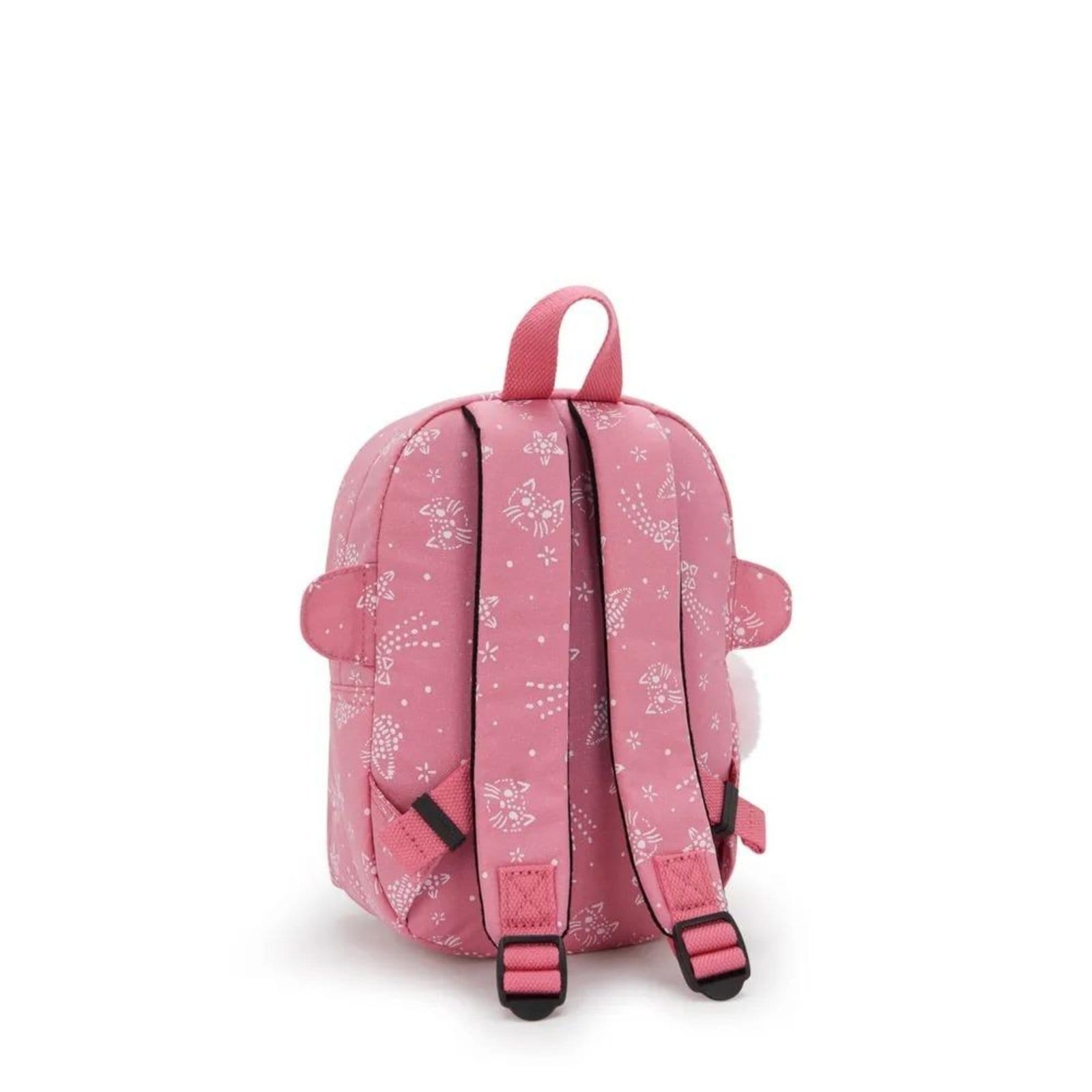 Vista 2 Mochila Kipling Faster Glitter Cats Kipling rosa
