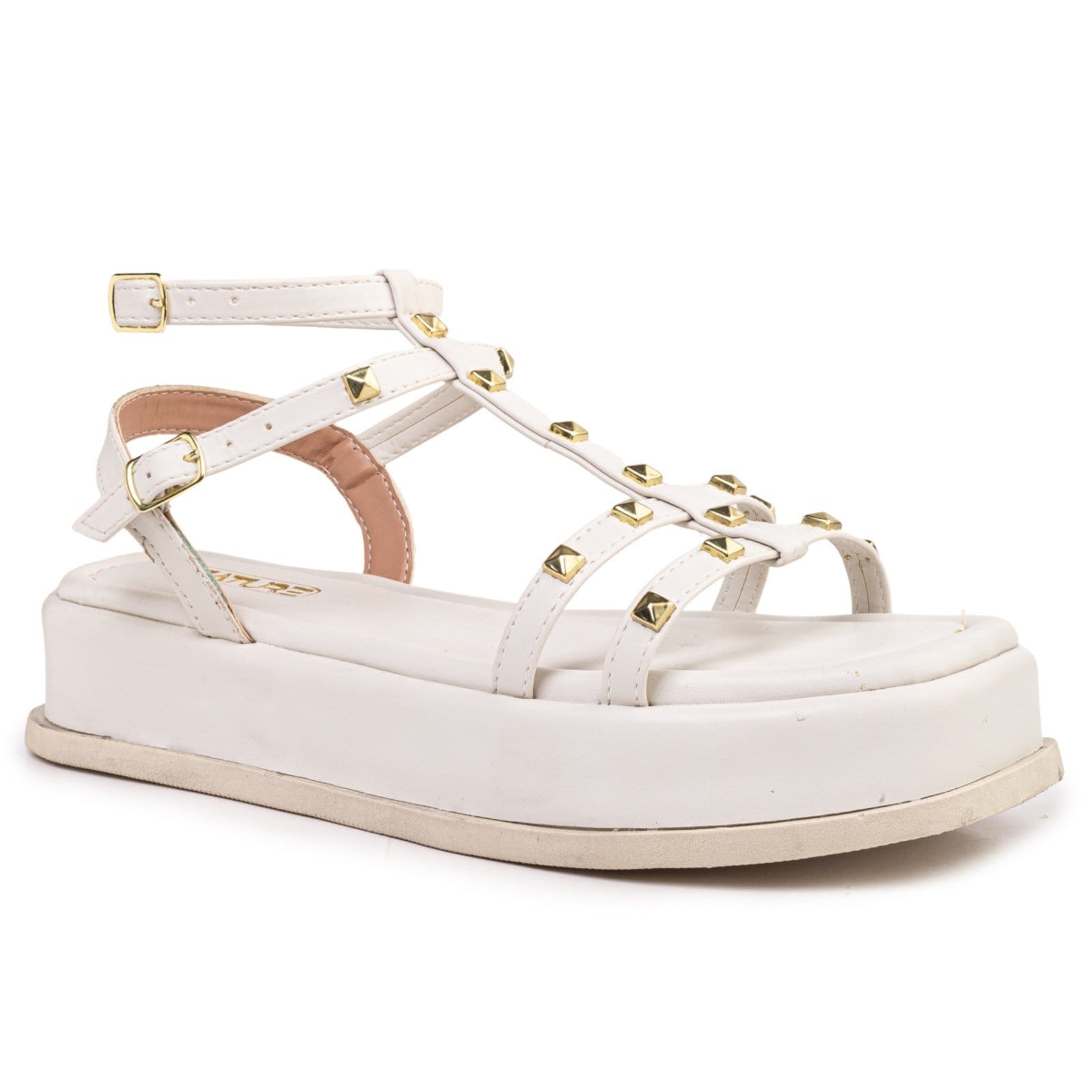 Vista 2 Flatfomr gladiadora spikes Off White ZATURE STORES off-white white