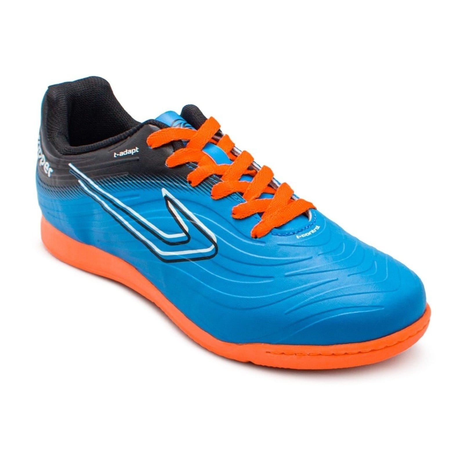 Vista 2 Chuteira Futsal Topper Forza III Topper azul
