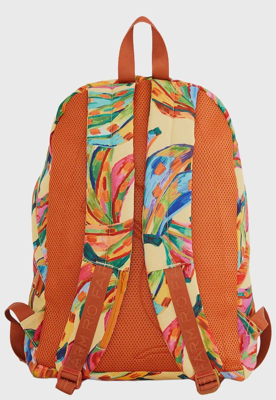 Vista 2 Mochila FARM Xodó Banana Amarela FARM amarelo
