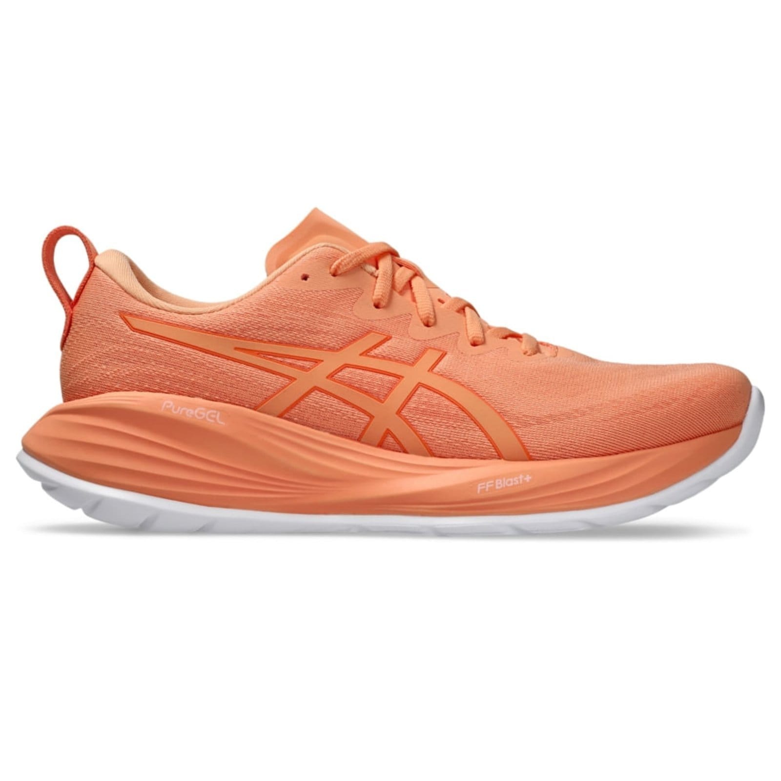 Vista principal Tênis ASICS GEL-Cumulus 27 Lite-Show - Masculino - Prata/Rosa ASICS laranja rosa