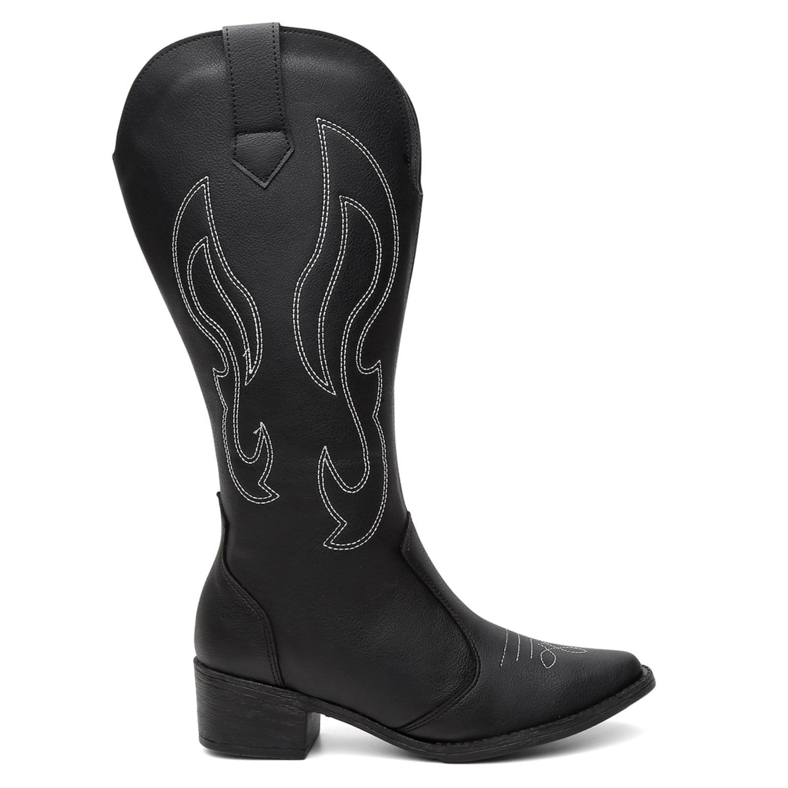 Bota Western Feminina Cano Alto Texana Cowboy