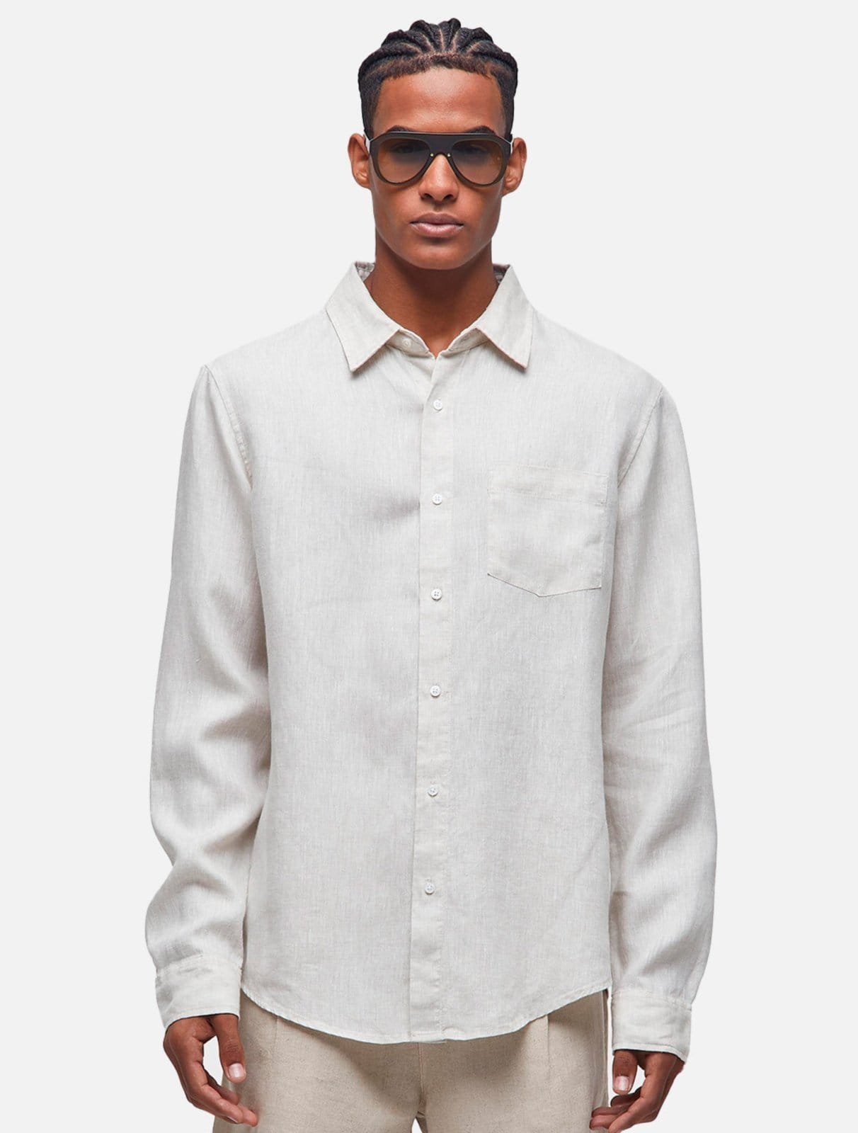 Camisa Osklen Classic Linen Casual Creme