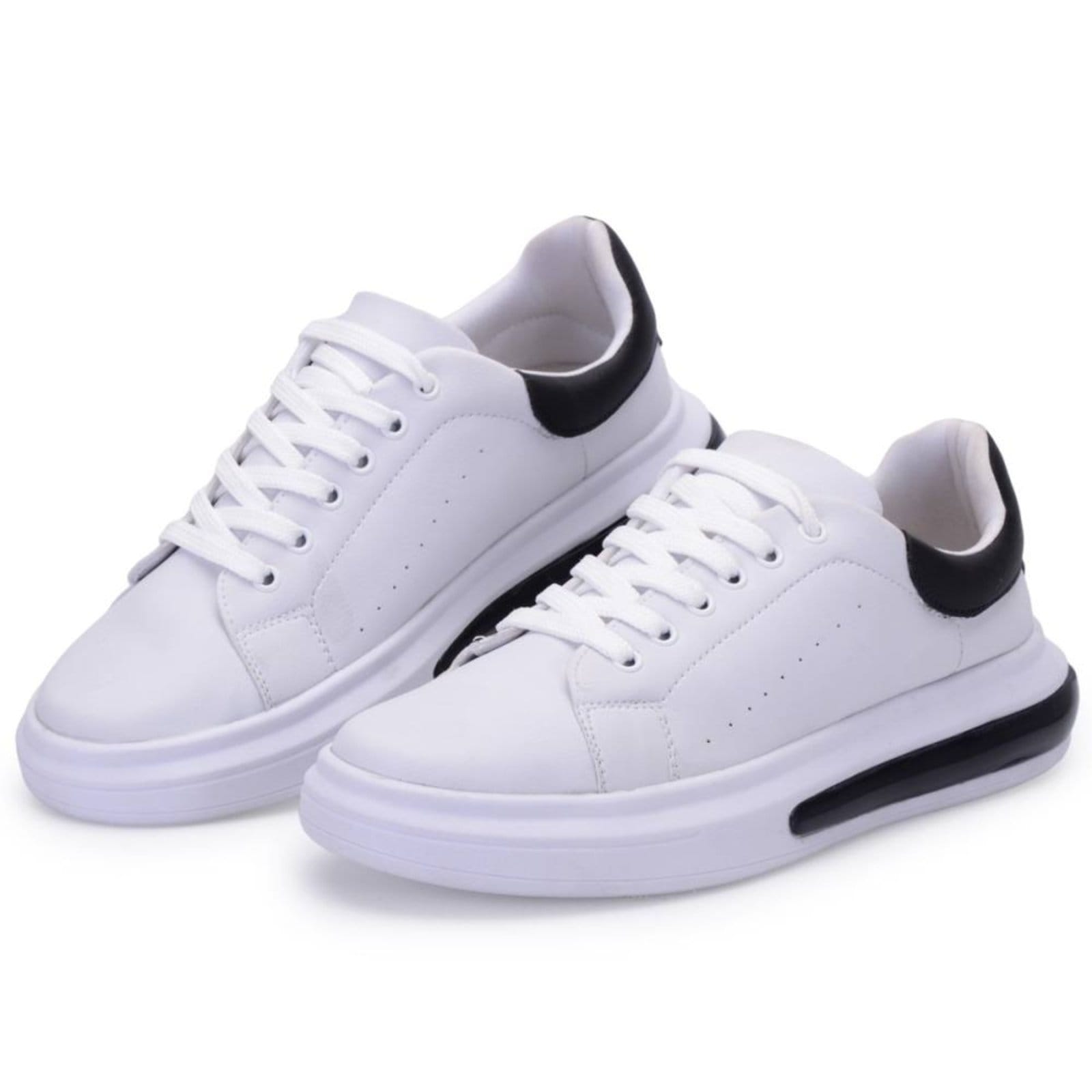 Vista 2 Tênis Masculino Casual Clube do Sapato de Franca DFT Air Phoenix Preto Clube do Sapato de Franca branco