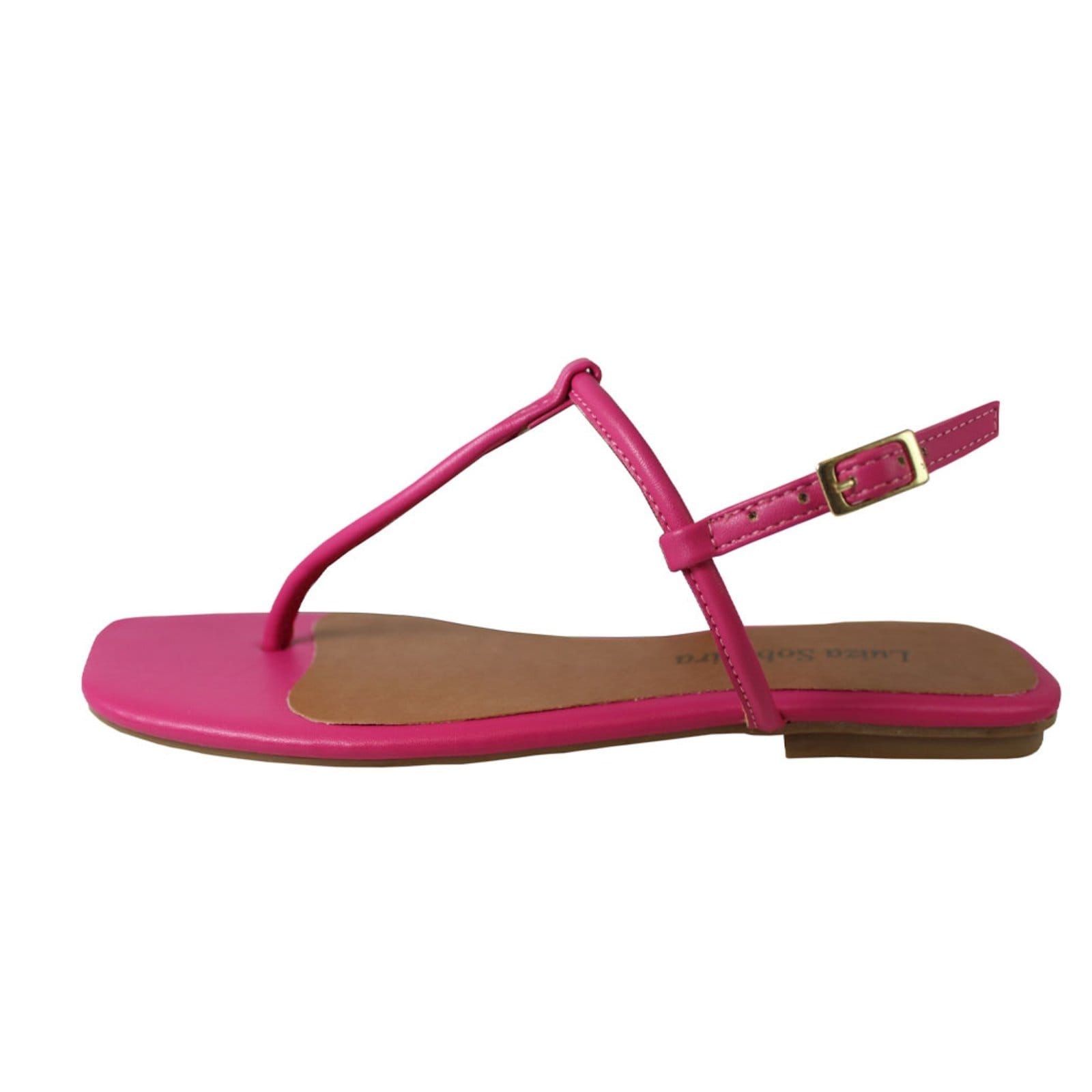 Vista 2 Rasteira Luiza Sobreira Pink Mod. 2090 Luiza Sobreira rosa pink