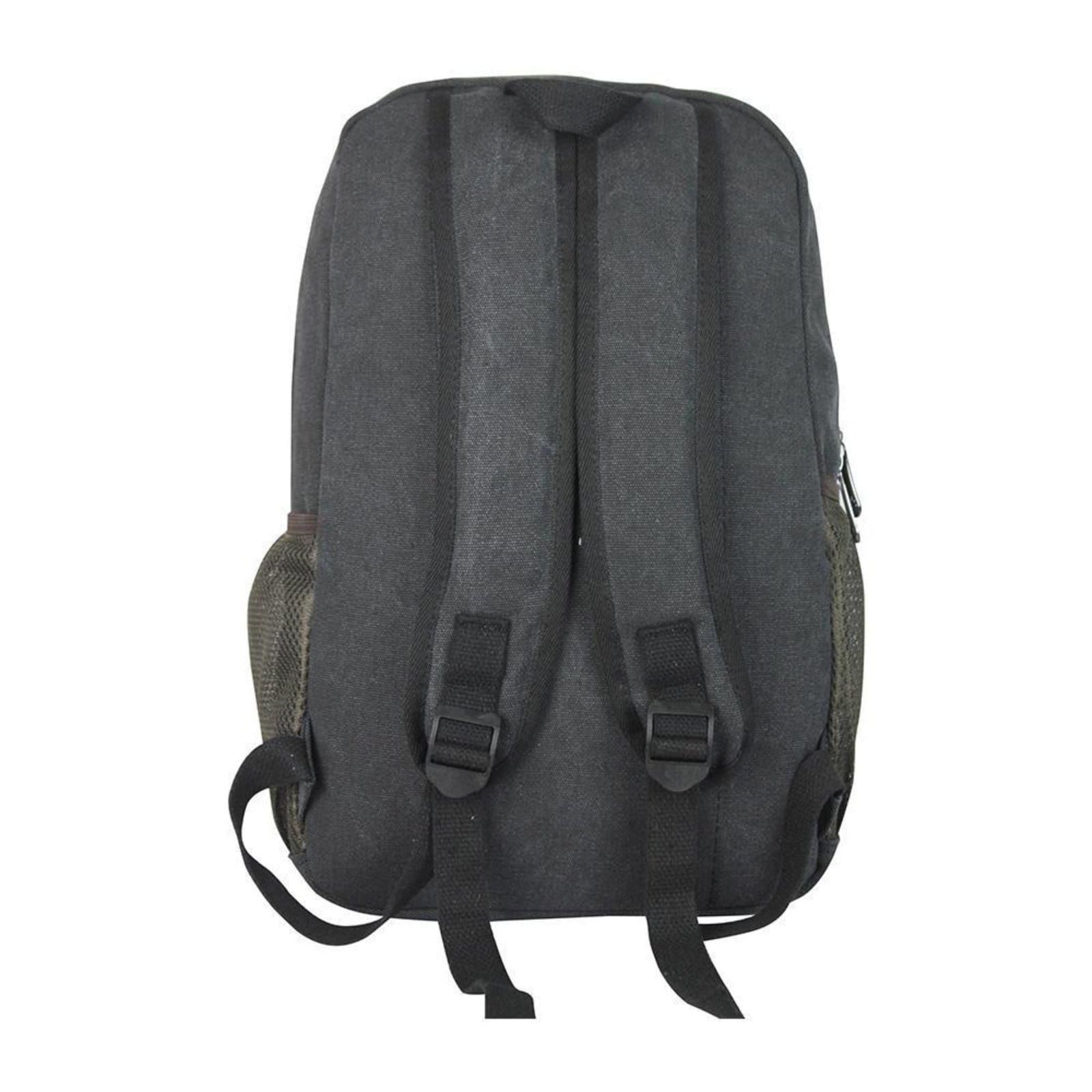 Vista 2 Mochila Mormaii MOR-0004 Casual Em Canvas Cinza Escuro Mormaii grafite