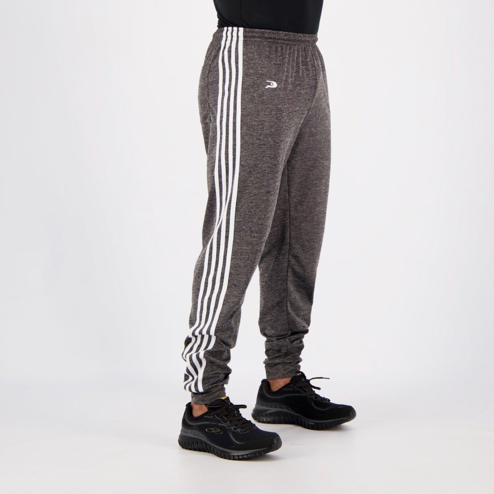 Vista 2 Calça Placar Mescla Escura Placar cinza