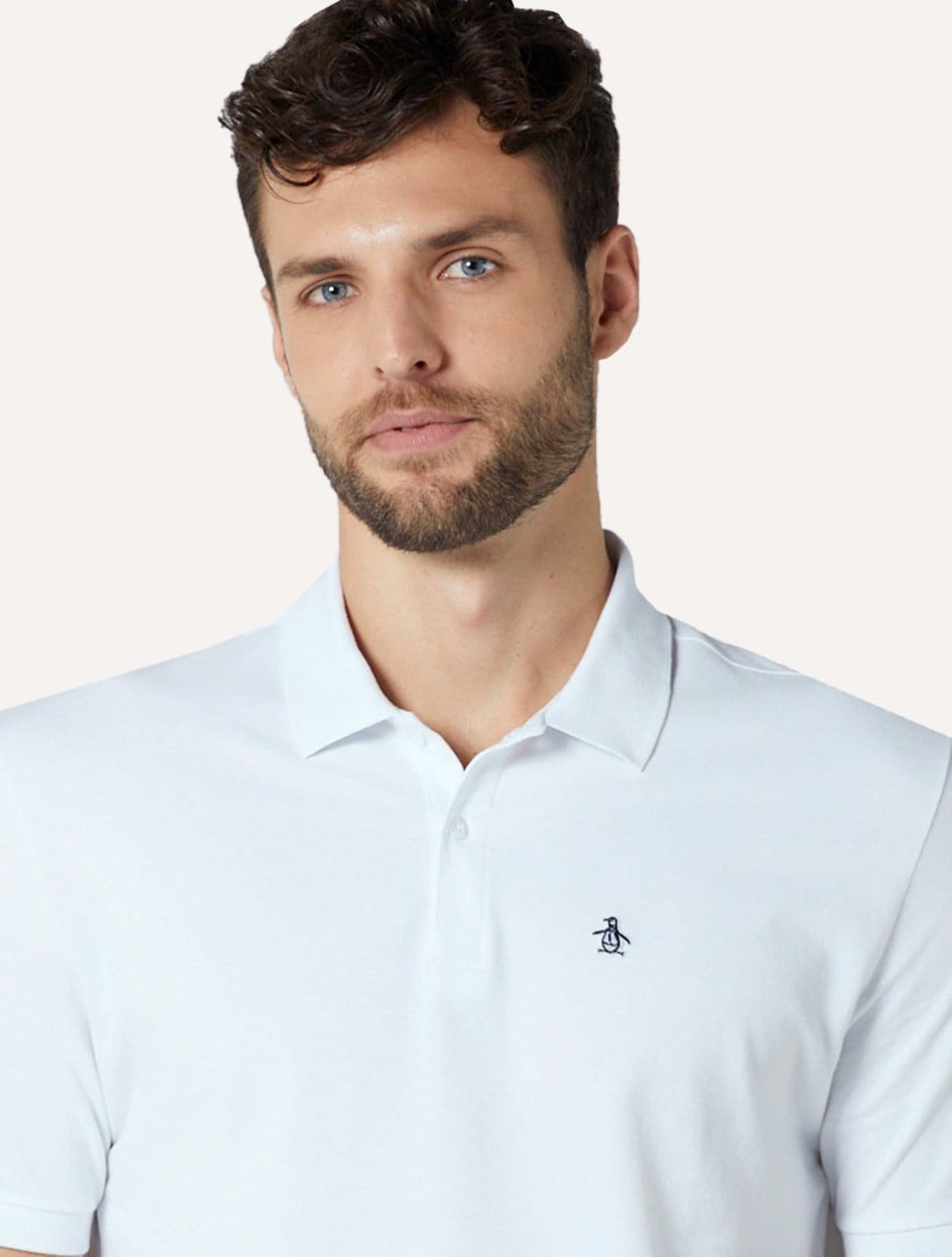 Vista 2 Polo Original Penguin Piquet OPKB00050 Branca Penguin branco