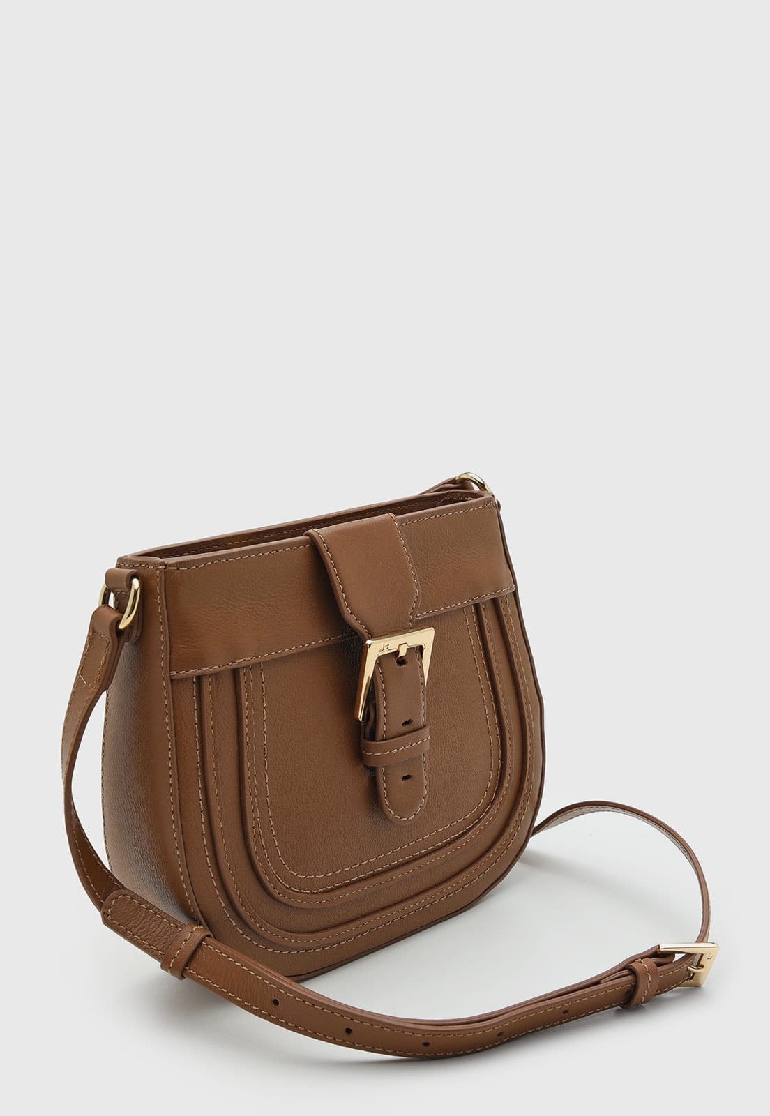 Vista 2 Bolsa Feminina Jorge Bischoff Fivela Jorge Bischoff marrom