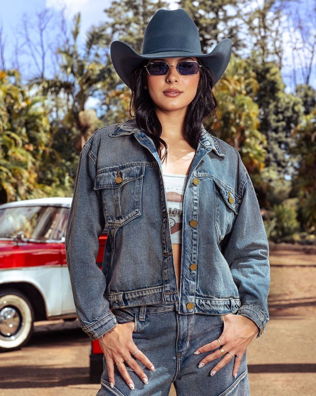 Jaqueta Over Feminina com Cinto Embutido 24600 Sujinha