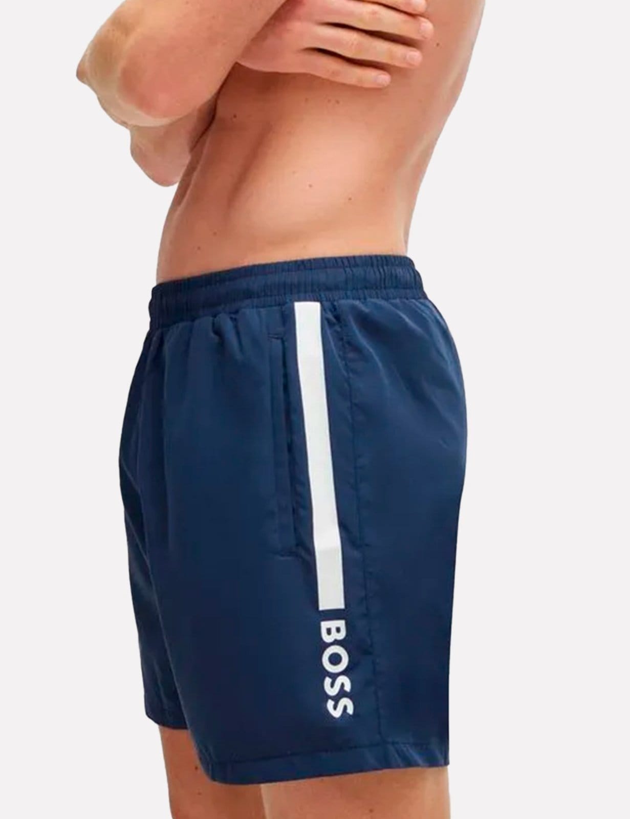 Vista 2 Short Hugo Boss Beachwear Dolphin Regular Escuro Hugo Boss azul