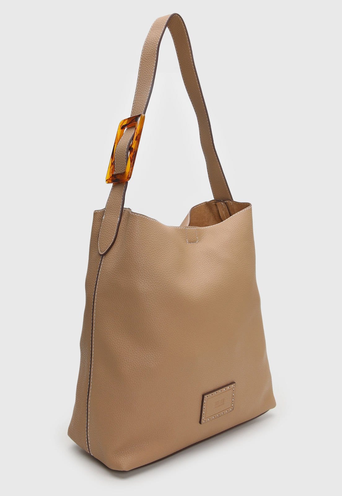 Vista 2 Kit Bolsa e Necessaire Santa Lolla com Alça Resina Santa Lolla nude