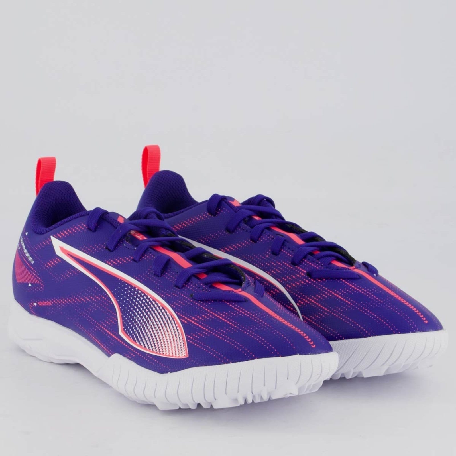 Vista 2 Chuteira Puma Ultra 5 TT Society Juvenil Roxa Puma roxo