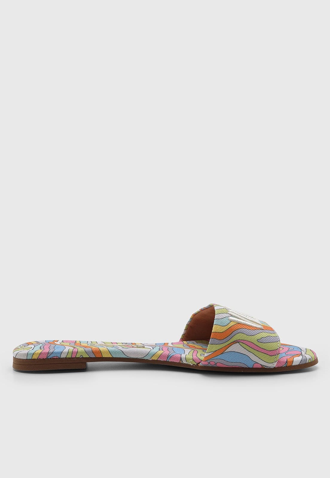 Vista 2 Rasteira Feminina Vizzano Estampada VIZZANO verde