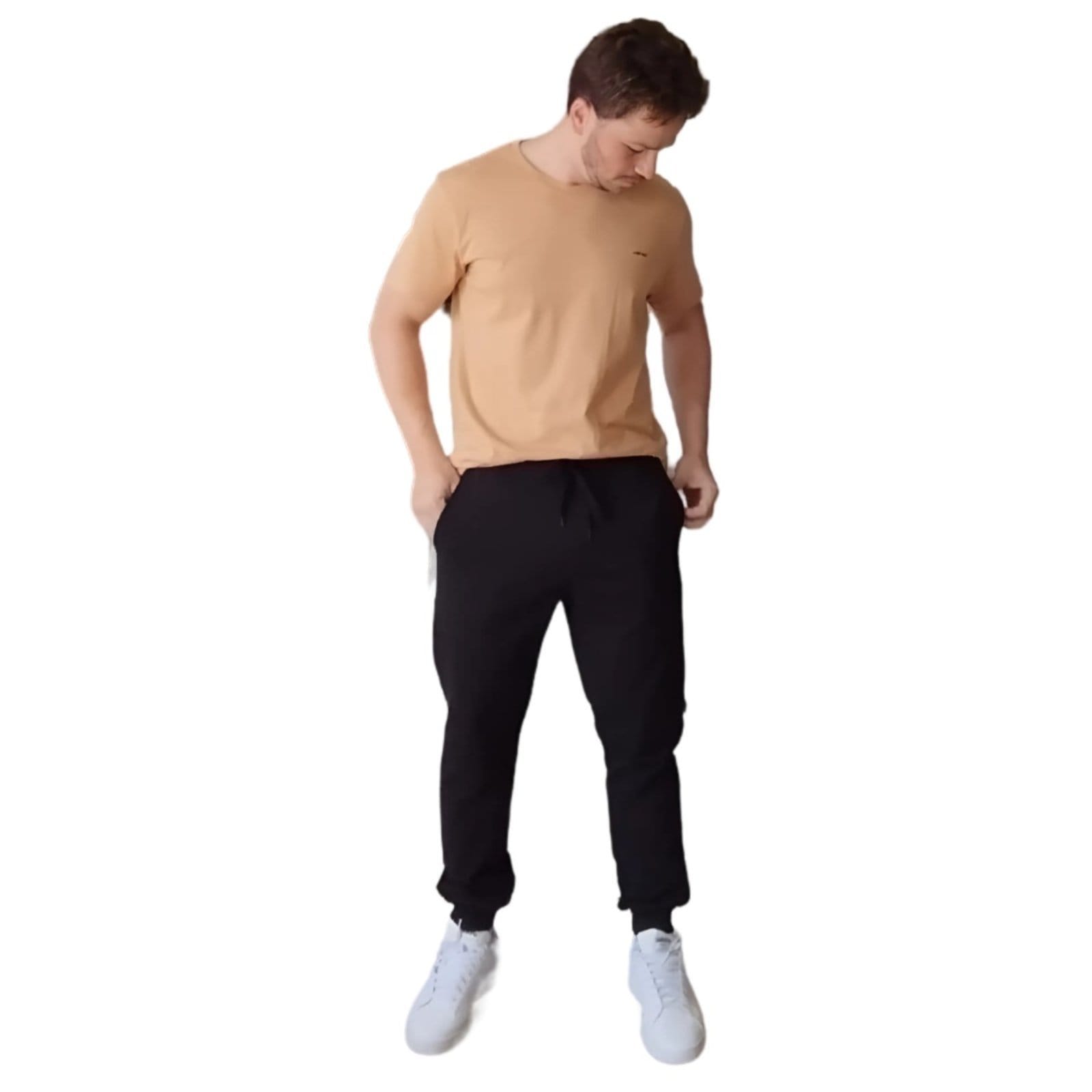 Calça Moleton Masculina Jogger