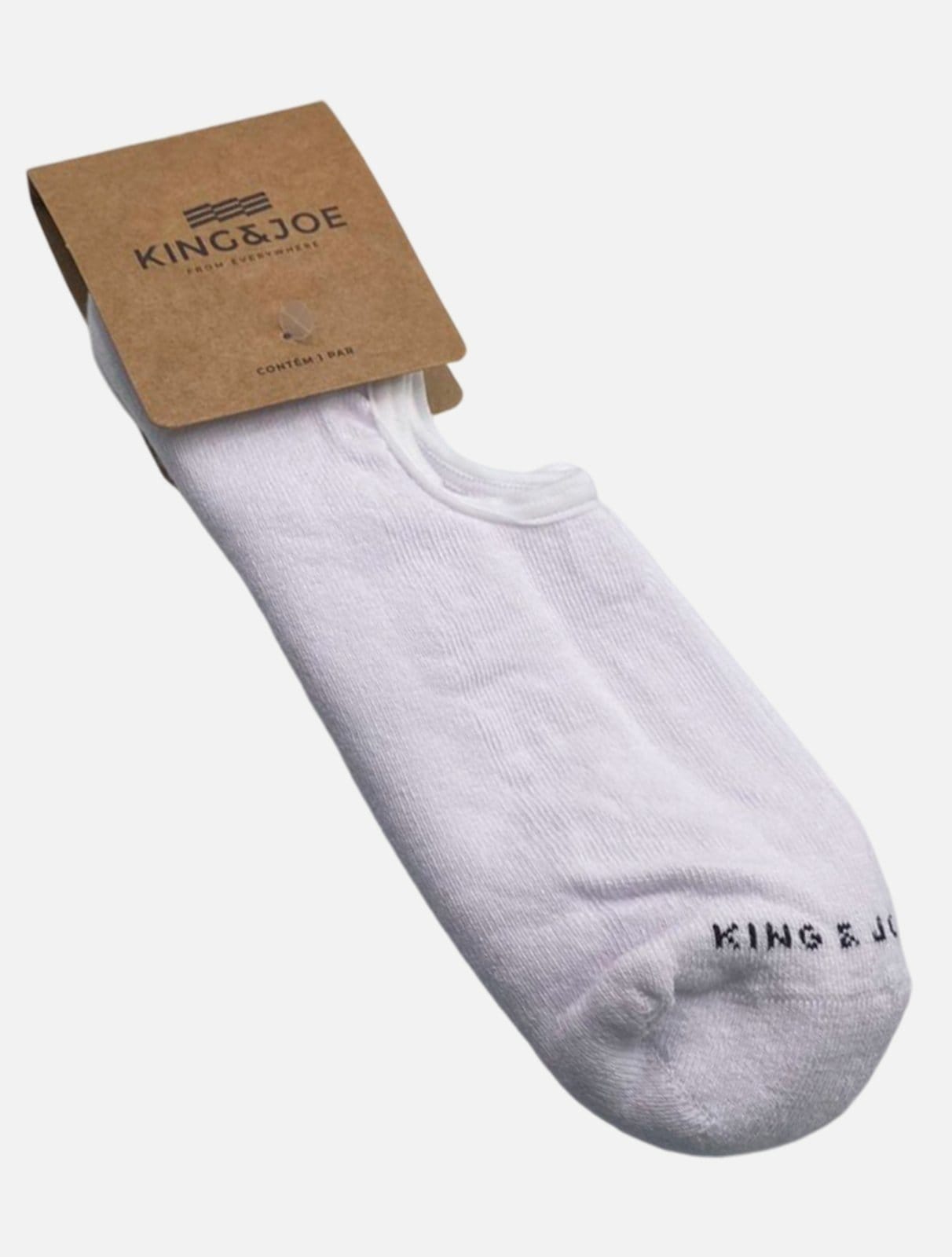 Meia King & Joe Invisível AC22504 Branca