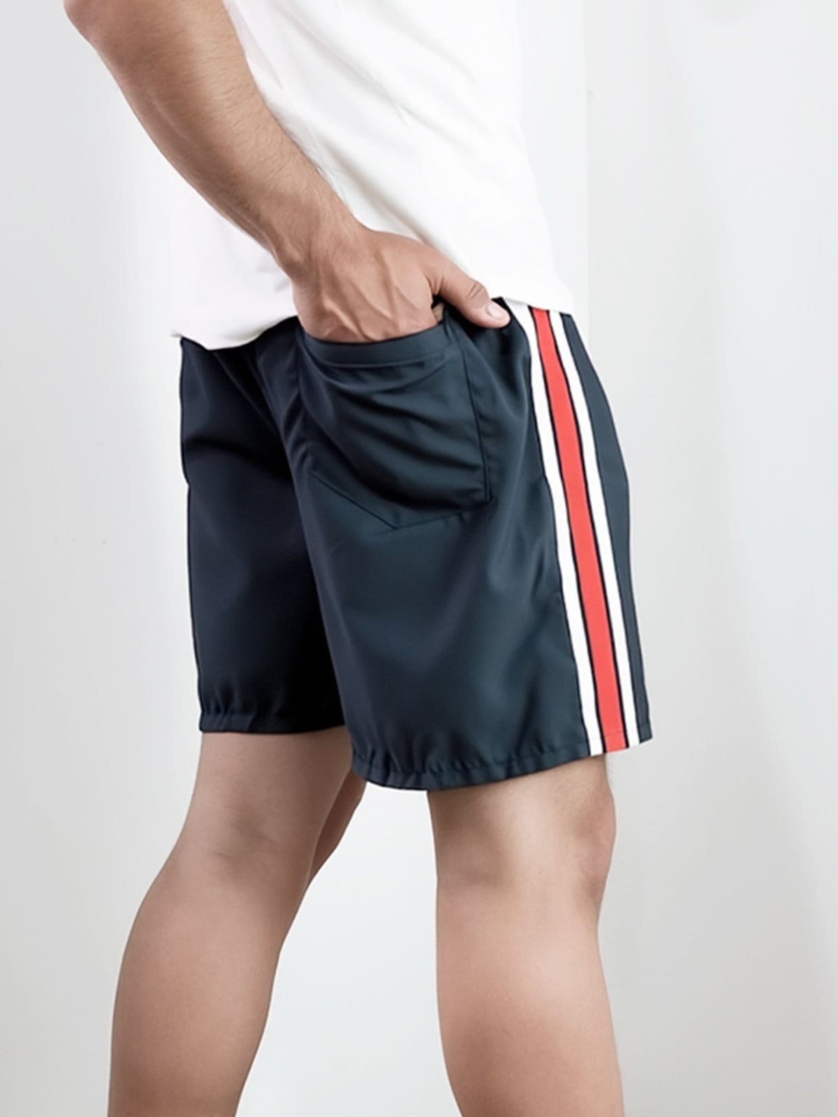Vista principal Short Masculino Frent`s Bermuda Curta Básica Esporte Casual Praia Frent's azul/azul marinho azul