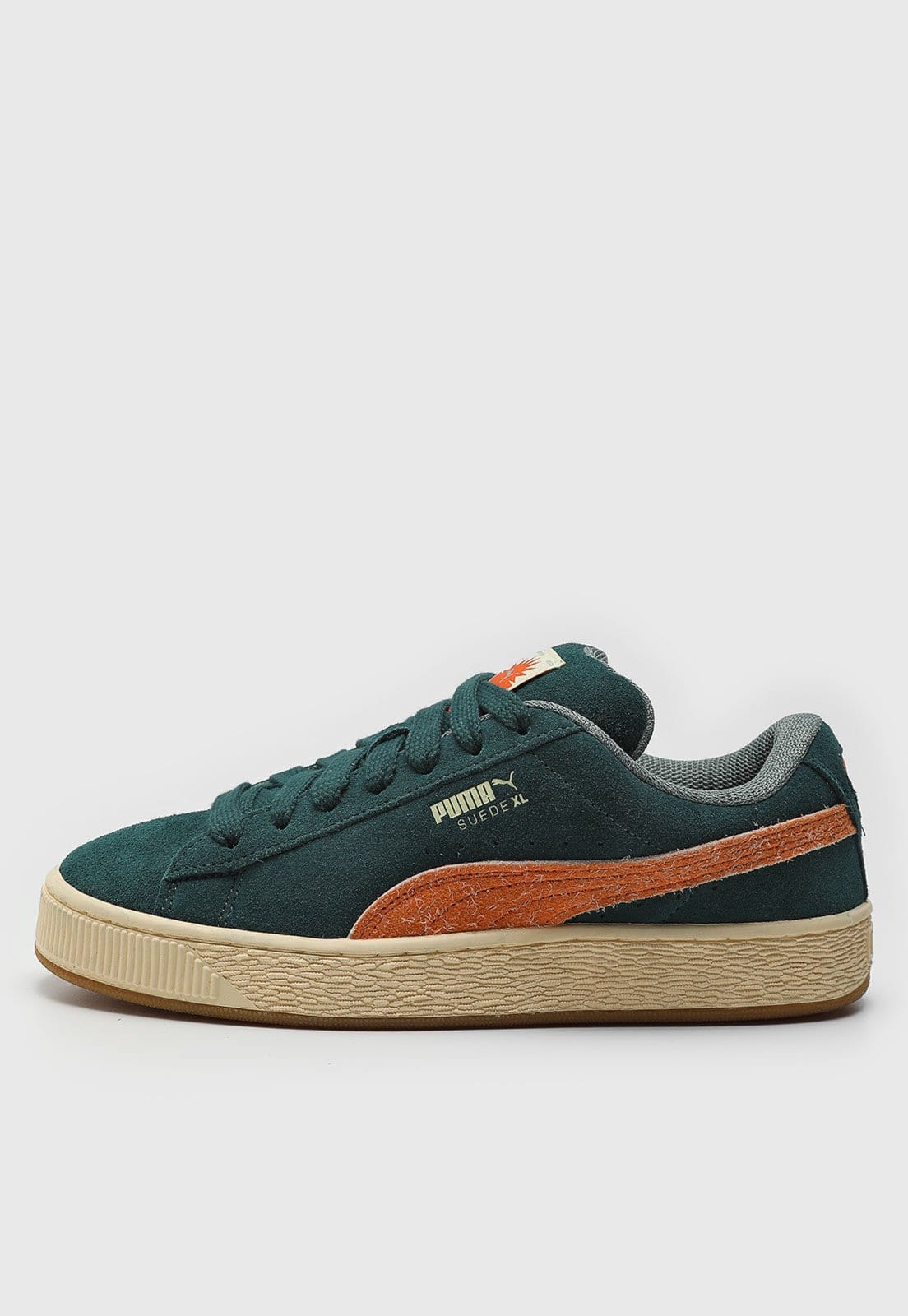 Vista principal Tênis Puma Suede Xl Weathered Puma verde