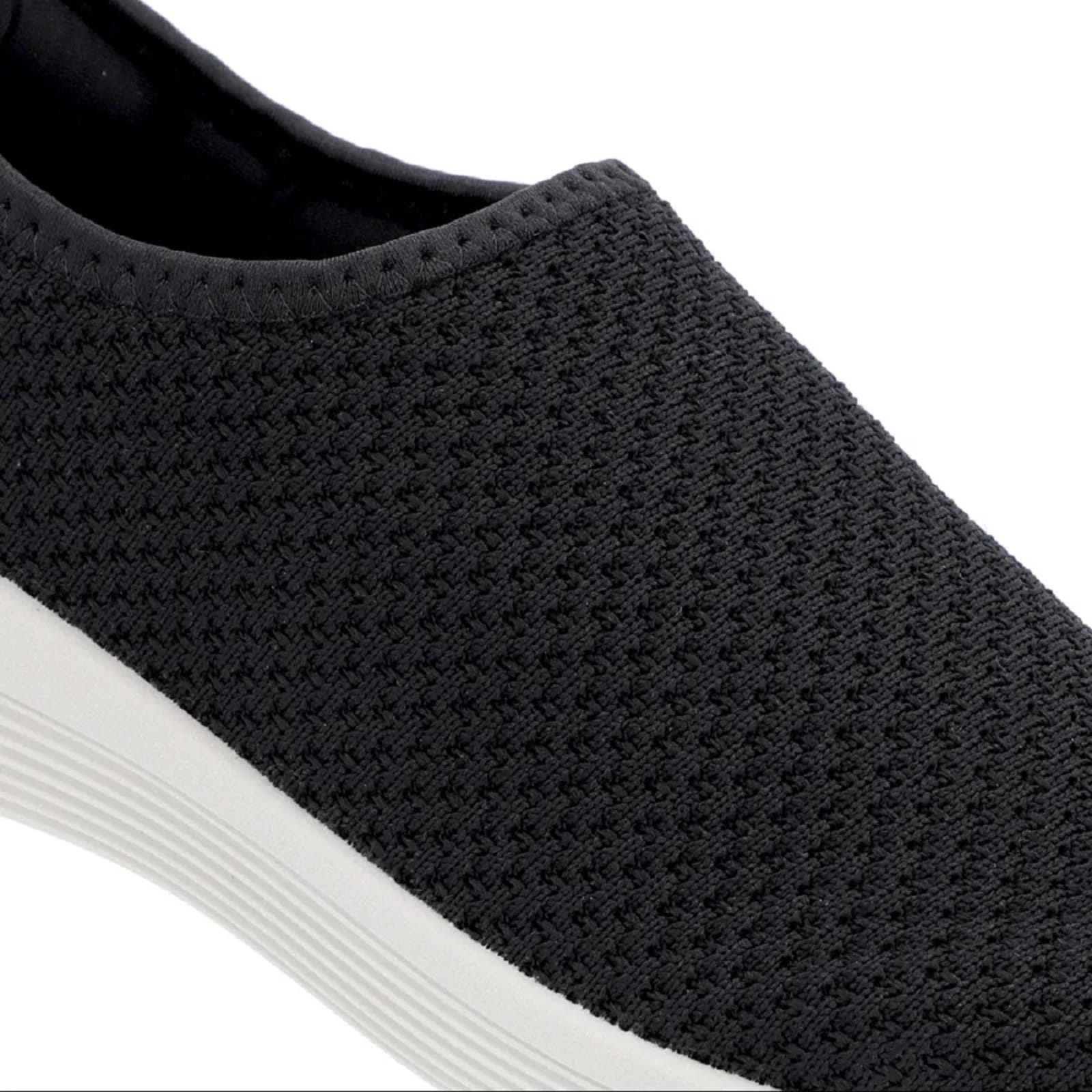 Vista 2 Tênis Usaflex Slip On Casual Conforto e Estilo +Branco Usaflex preto