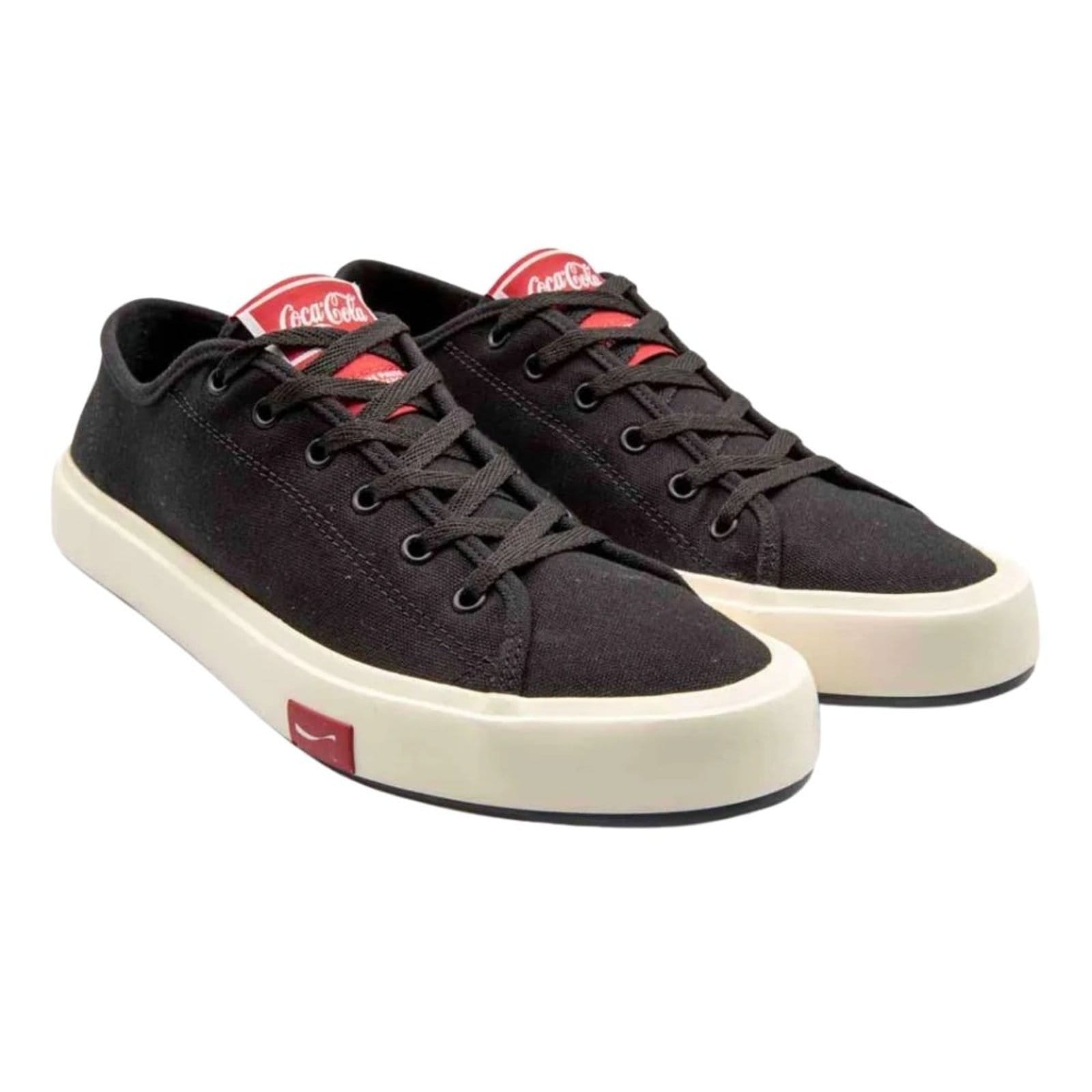 Vista 2 Tênis Coca Cola Resort Canvas Coca-Cola preto