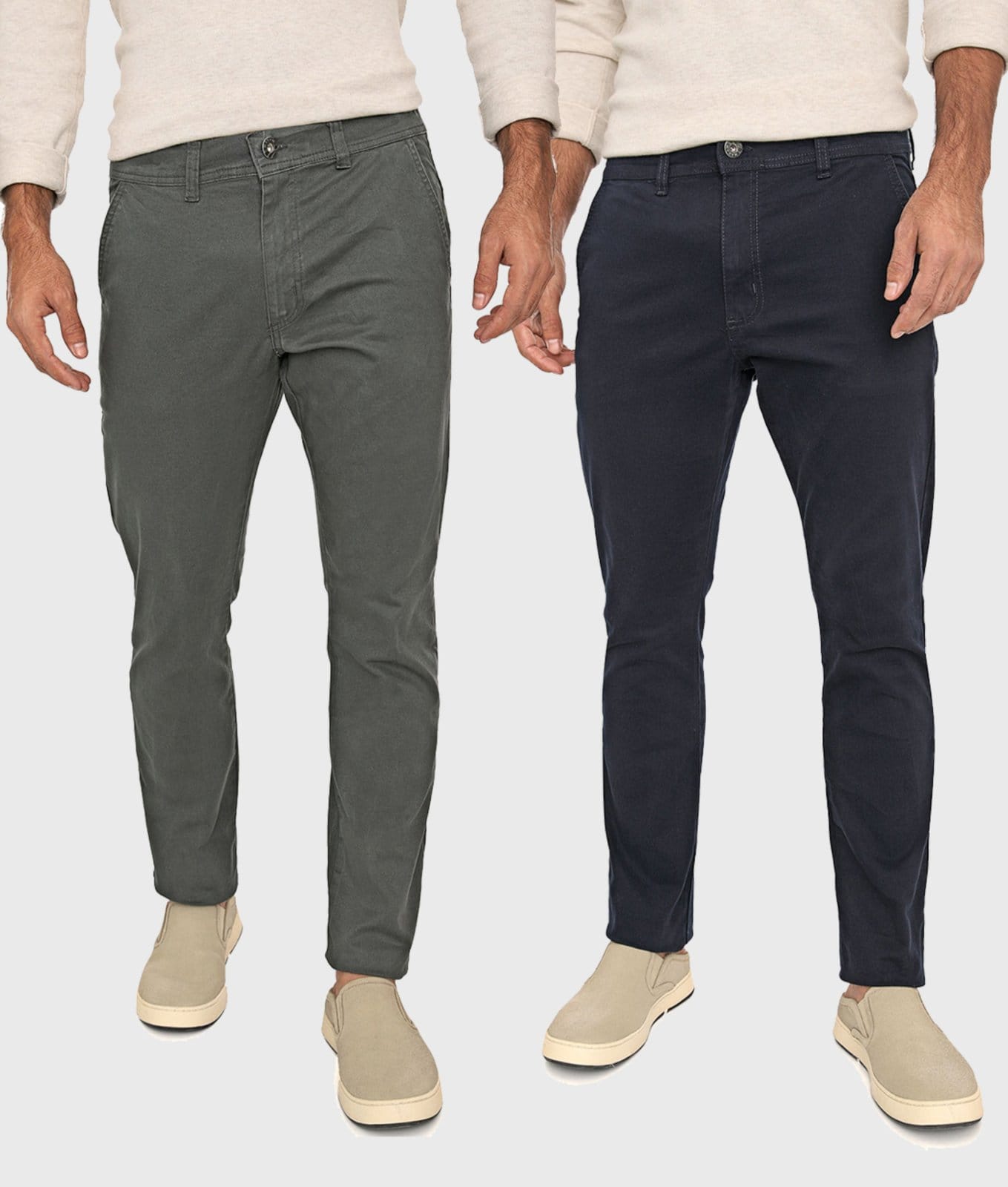 Kit 2 Calças Macaw Sarja Elastano Insert e Marinho Multicolor