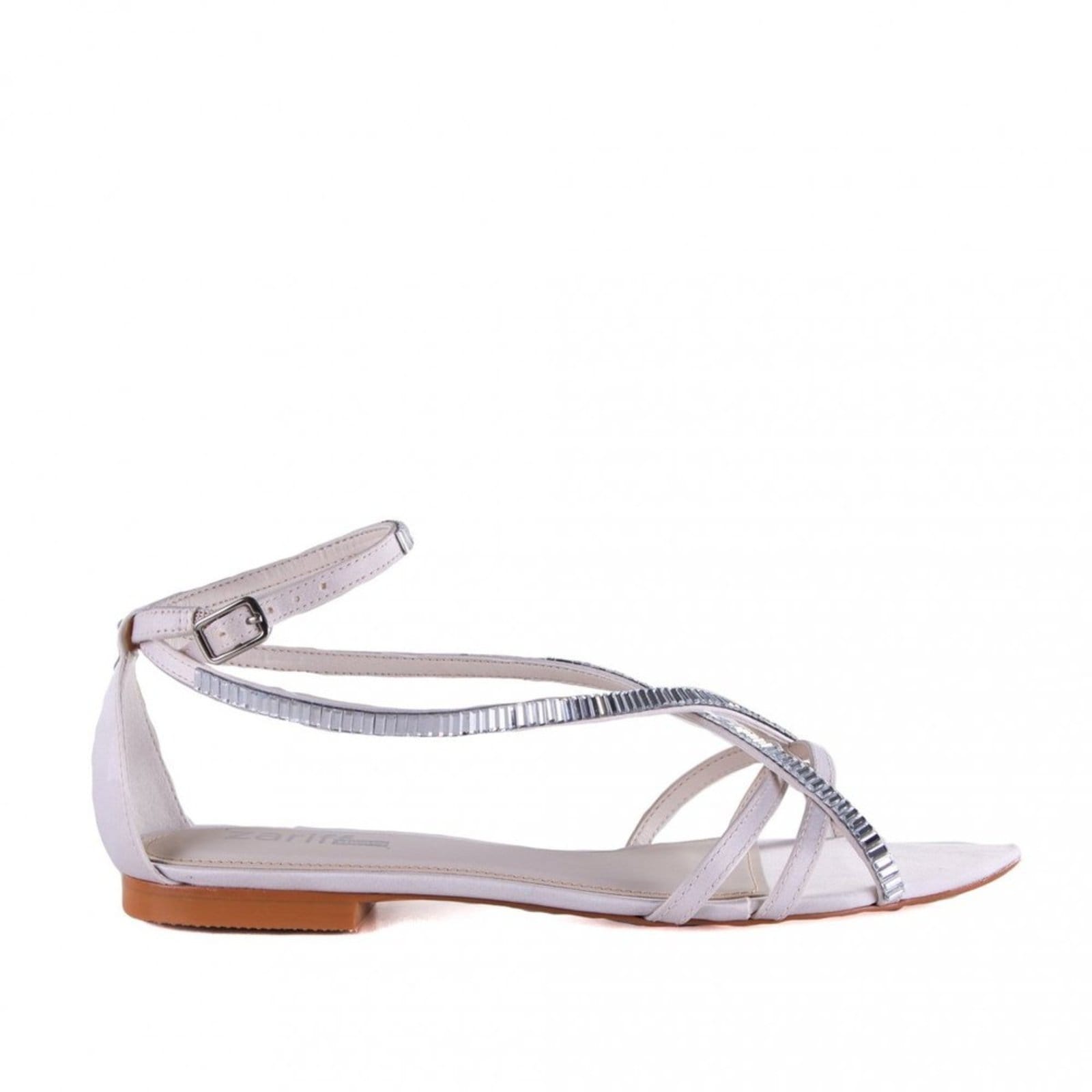 Sandália Rasteira Feminina Zariff 10298.7611 Zariff Off-white