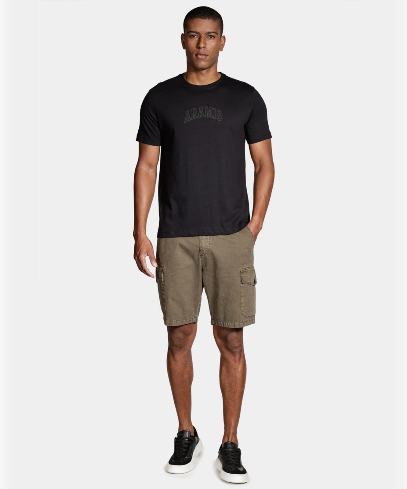 Vista 2 Bermuda Chino Cargo Militar Aramis verde