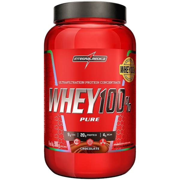 Imagem principal Whey Protein Integralmédica 100% Pure - 907g Integralmedica CHOCOLATE