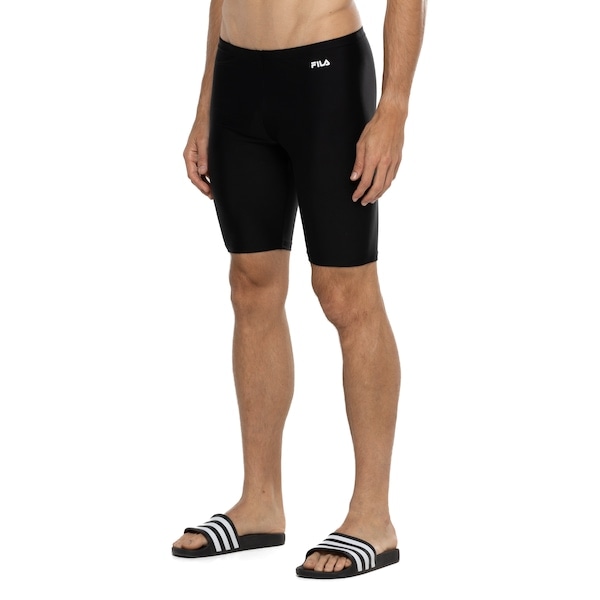 Imagem principal Bermuda de Natação com Proteção Solar UV Fila Perform Swim II - Masculina Fila PRETO/BRANCO