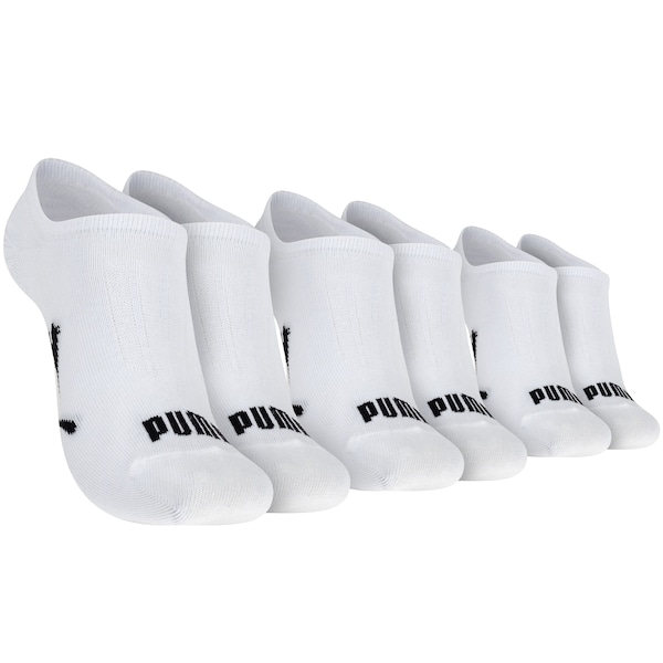 Imagem principal Kit de Meias Sapatilha Puma Esportiva com 3 Pares - 34 a 39 - Adulto Puma BRANCO