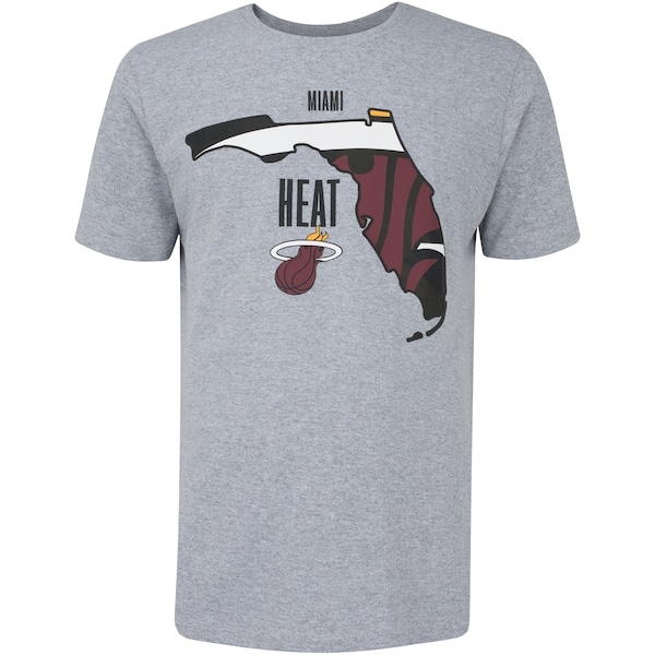 Imagem principal Camiseta NBA Manga Curta Estampada N565A - Masculina NBA CINZA MESCLA