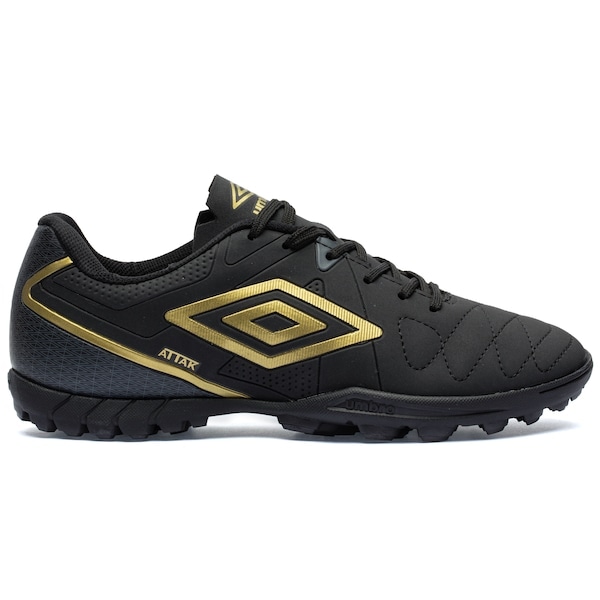 Imagem principal Chuteira Society Umbro Attak Eternal - Adulto Umbro PRETO/OURO