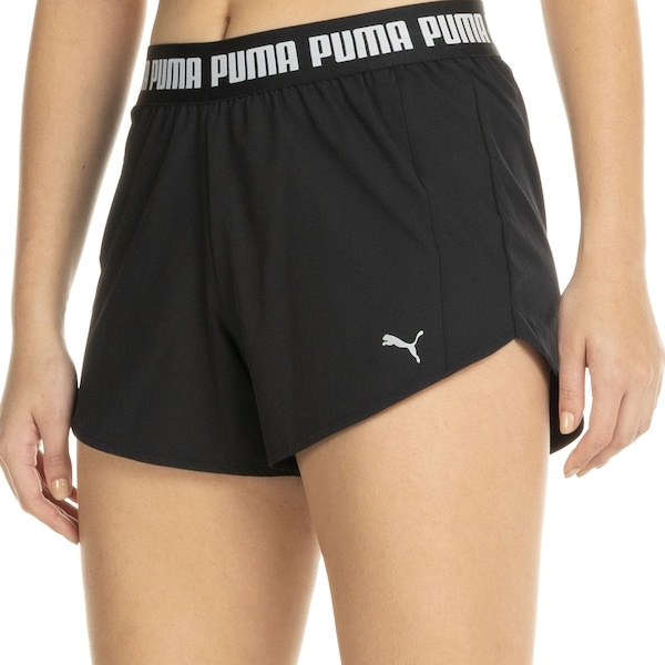 Imagem principal Short Feminino Puma Strong Woven 3 Puma PRETO