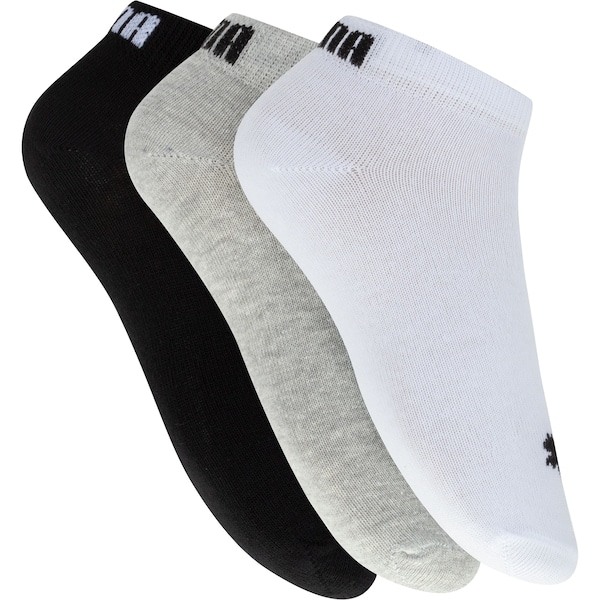 Imagem principal Kit de Meias Puma Sapatilha - Infantil Puma BRANCO/CINZA