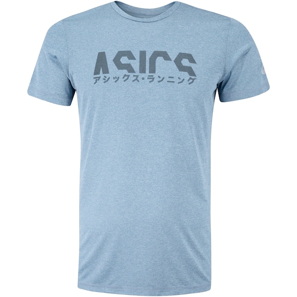 Imagem principal Camiseta ASICS Manga Curta Fugi - Masculina ASICS AZUL MESCLA