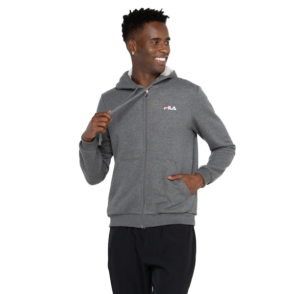 Imagem principal Jaqueta Masculina Fila com Capuz Classic Basic Fila CINZA ESC MESCLA