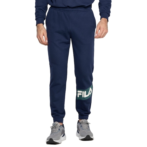 Imagem principal Calça Masculina Fila Color Block Fila AZUL ESCURO