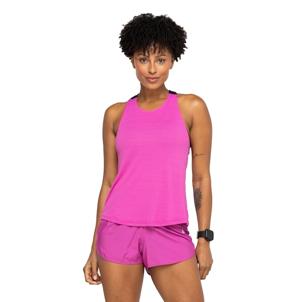Imagem principal Camiseta Regata Cropped Feminina Lauf Color FE Lauf ROSA