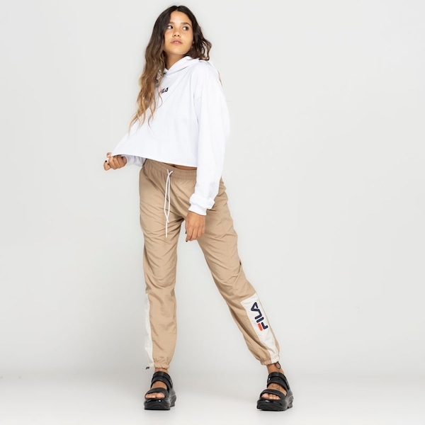 Imagem principal Blusa Cropped com Capuz Fila Comfort Easy Fila BRANCO