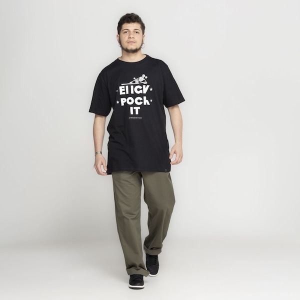 Imagem principal Camiseta Huf Manga Curta Get Folded HUF PRETO