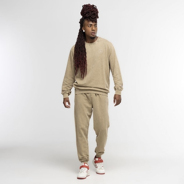 Imagem principal Blusa de Moletom Huf Careca Galaxy Faded Crewnec HUF BEGE