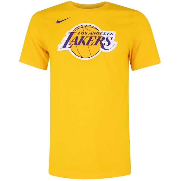 Imagem principal Camiseta Los Angeles Lakers NBA Masculina Nike Manga Curta Logo1 Ss Tee Nike AMARELO