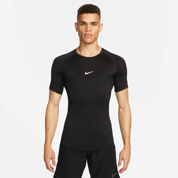 Imagem principal Camiseta Masculina Nike Np Dri-Fit Tight Top SS Nike PRETO/BRANCO