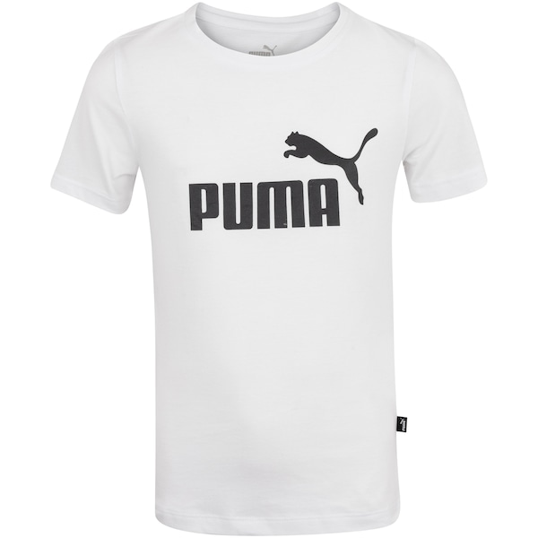 Imagem principal Camiseta Puma Feminina Essentials Logo G Puma BRANCO/PRETO