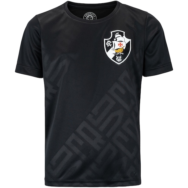 Imagem principal Camiseta do Vasco da Gama Infantil Embossed Vasco PRETO