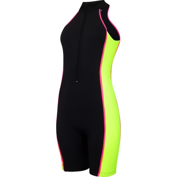 Imagem principal Macaquinho Feminino Lauf Cravina Lauf PRETO/VERDE