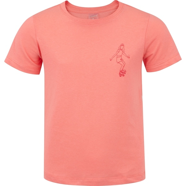 Imagem principal Camiseta Infantil Oxer Manga Curta Casual Oxer Coral