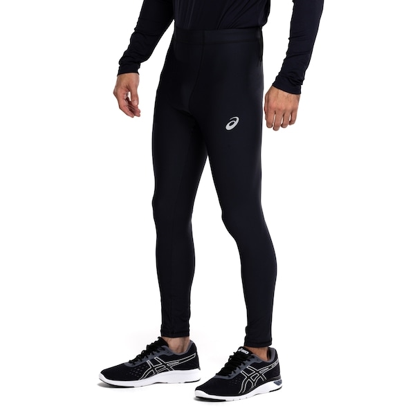 Imagem principal Calça de Compressão Masculina ASICS Compressão Standard Refletiva ASICS PRETO