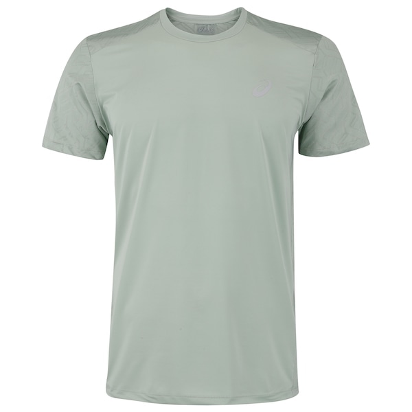 Imagem principal Camiseta Masculina ASICS Manga Curta Jacquard Antiodor Cava Tradicional ASICS VERDE CLARO